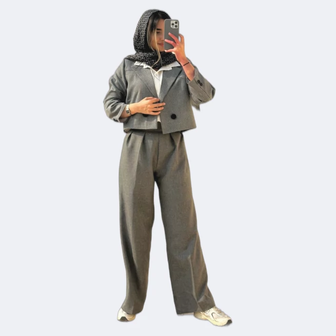 کراپ کت و شلوار